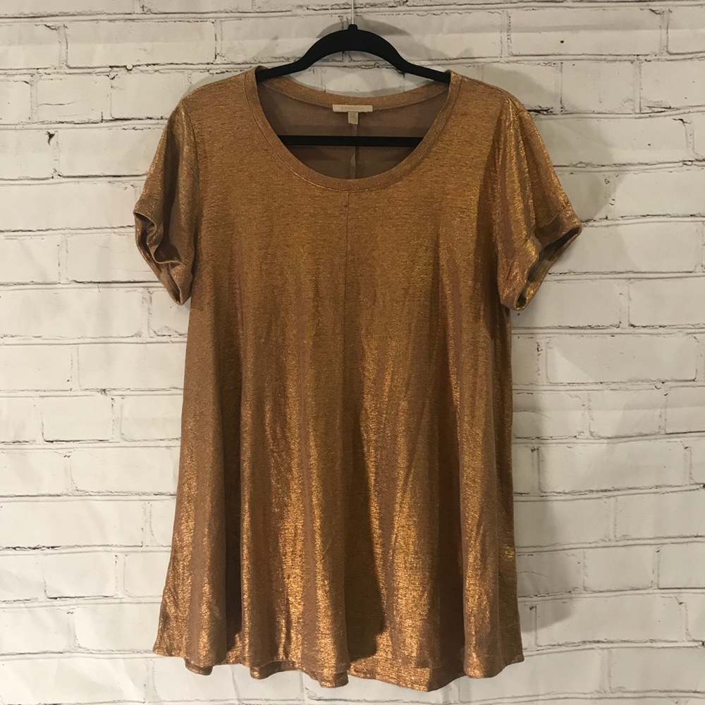 🌟🌟GOLD METALLIC BLOUSE🌟🌟